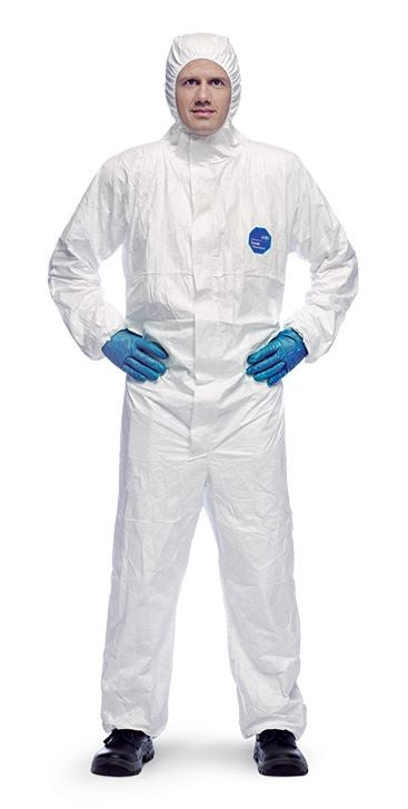 XSAFECLOTH08A03WHT2XL TYVEK CLASSIC XPERT DISPOSABLE COVERALL WHITE 2XL