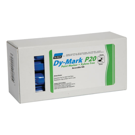 XDYMMARKERP20BL DYMARK P20 PAINT MARKER BLUE
