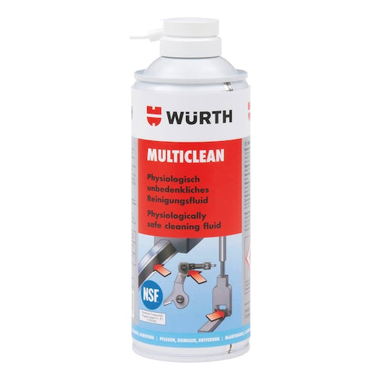 XWURTHCAN08901096 WURTH MULTICLEAN CLEANING LIQUID ASMBYCLNR (MULTICLEAN) H1 400ML