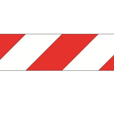 XSAFETAPE17C003 75mm x 100MTR RED/WHITE BARRICADE TAPE