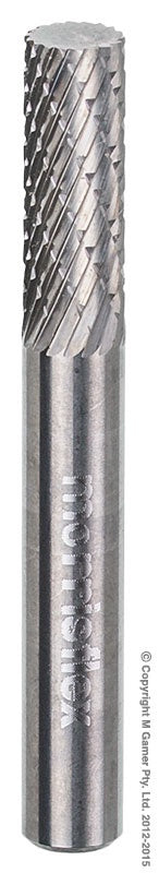 XBURRCBSA1 6.35mm DIA x 17mm 1/4 SHANK TCB CYLINDER SHAPE BURR #CBSA1