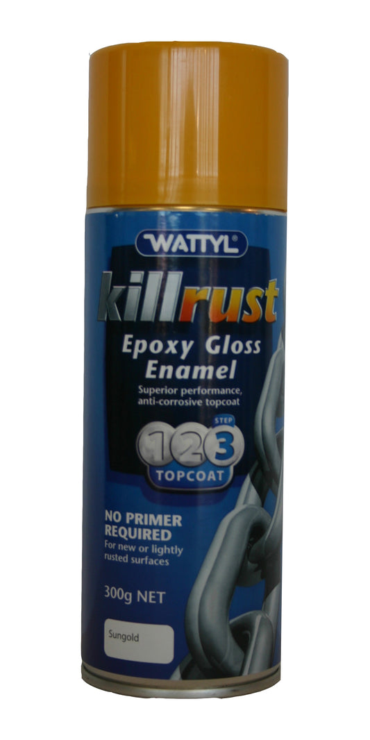 XWATTYLKILLGSG0300 WATTYL KILLCRUST EPOXY GLOSS ENAMEL SUNGOLD 300G