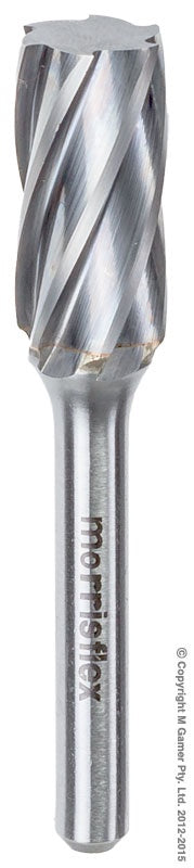 XBURRCBSA5 12.7mm DIA x 25.4mm 1/4 SHANK TCB CYLINDER SHAPE BURR #CBSA5