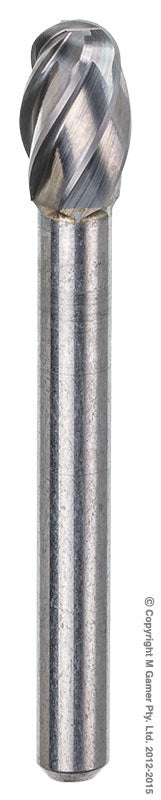 XBURRCBSE3NF 9.53mm DIA x 15.9mm 1/4 SHANK TCB OVAL SHAPE BURR #CBSE3NF