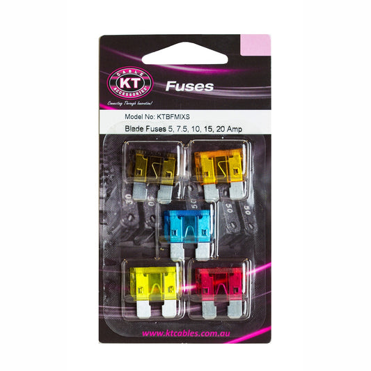 BLADE FUSES 5, 7.5, 10, 15, 20