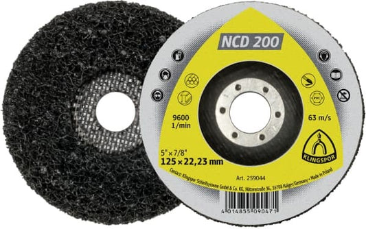 XKLSTRIP259044 NCD200 125x22mm RAPID STRIP DISC (BLACK)