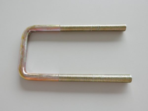 Square Bottom U Bolt Zinc